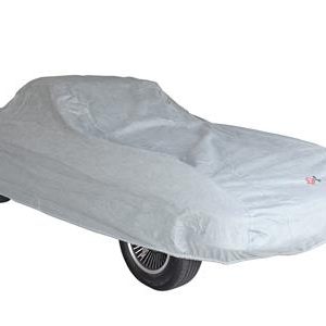 63-67 CAR COVER TRIGUARD GRAY WITH EMBROIDERED C2 FRONT AND REAR LOGOS