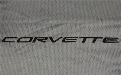 53-62 CAR COVER - MOSOM PLUS GRAY WITH EMBROIDERED C1 FRONT AND REAR LOGOS - Image 3