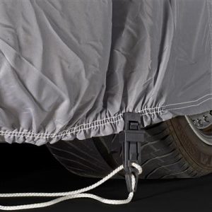 CAR COVER GUST GUARD ADJUSTABLE SECURITY CORDS WITH CLAMPS
