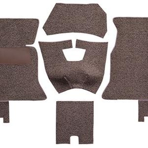 61-62 CARPET SET - WITH FOAM BACKING SALT AND PEPPER / TUXEDO