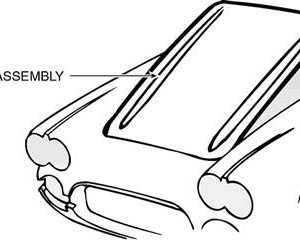 1953-1955 HOOD ASSEMBLY - IFP