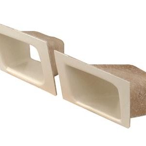 59-62 HEAVY DUTY FRONT BRAKE SCOOP DUCTS - FIBERGLASS - 1959 LATE