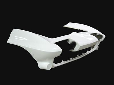 63-64 FRONT END - 1 PIECE HL CENTER WHEELS FORWARD