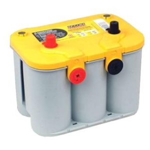 1956-2000 OPTIMA BATTERY SIDE AND TOP POST DEEP CYCLE YELLOW TOP (ND)