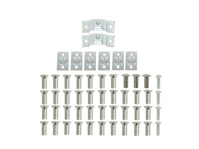 61-62 UNDERBODY RETAINER PLATE KIT - 18 PIECES - Image 2