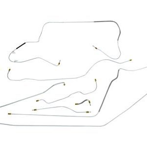53 EARLY BRAKE LINES SET - STEEL FULL CAR SET