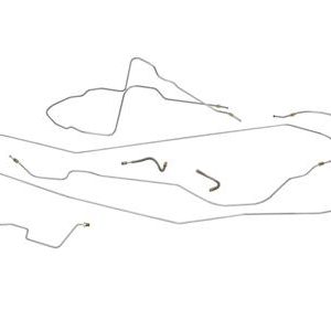 56-62 BRAKE LINE SET - STEEL FULL CAR SET