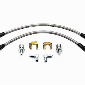 1953-1962 WILWOOD FRONT STAINLESS STEEL BRAKE HOSES