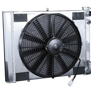1961-1962 ALUMINUM AUTOMATIC RADIATOR - LS ENGINE UPGRADE WITH FAN