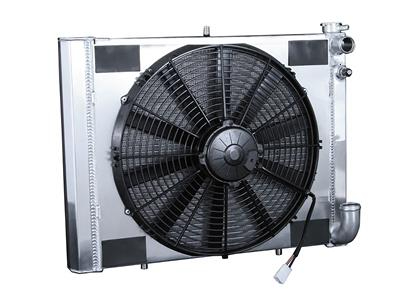 1961-1962 ALUMINUM AUTOMATIC RADIATOR - LS ENGINE UPGRADE WITH FAN