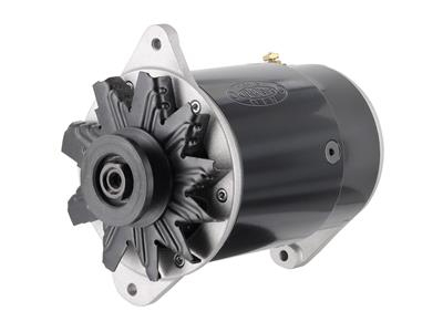 55-62 POWERMASTER POWERGEN ALTERNATOR 90 AMPS SHORT CASE BLACK (ND)