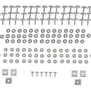 56-61 SIDE TRIM MOULDINGS MOUNTING KIT WITH TBOLT, RETAINERS, NUTS AND WASHERS