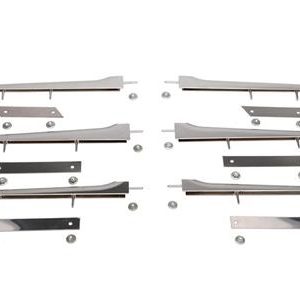 1958-1961 SIDE FENDER SPEARS SET WITH RETAINERS & NUTS