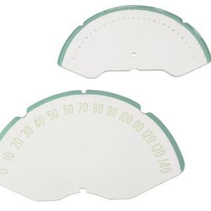 53-57 SPEEDOMETER LENS - 2 PIECES