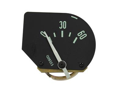 61-62 OIL PRESSURE GAUGE - GREEN LETTER - NEW