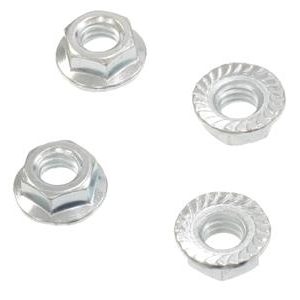 61-62 GRILLE BAR NUT SET - TO BUMPER 4 PIECES