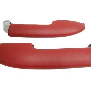 59-61 ARM REST ASSEMBLED - DELUXE WITH CHROME ENDS AND COVERS - CA