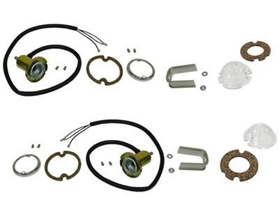 53-54 PARKING LIGHT ASSEMBLY - 6 VOLT - Image 2