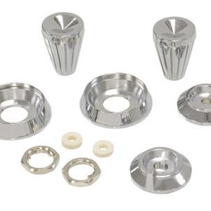 61-62 RADIO KNOB KIT - AND SPACER