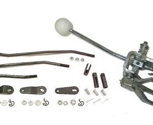 57-58 4 SPEED SHIFTER SET WITH LINKAGE KIT BORG WARNER