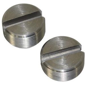 53-62 STEERING PITMAN ARM DRAG LINK END CAP / NUT - SET OF 2