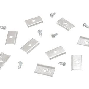 56-62 HARDTOP FRONT BOW WEATHERSTRIP RETAINER PLATES WITH RIVETS