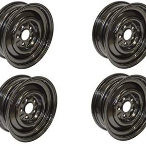 56-62 15" X 5" NEW RIM / WHEEL - WELDED - SET OF 4 (ND)