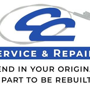 1956-1957 WINDSHIELD WIPER SWITCH - WITH CABLE REBUILD SERVICE (ND)