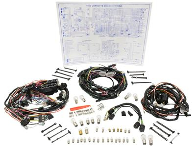 58-60 WIRE HARNESS SET AUTOMATIC TRANSMISSION - DELUXE