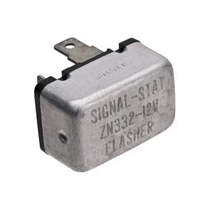 1961-1962 TURN SIGNAL FLASHER - SQUARE METAL ZN332 - NOS (ND)