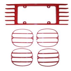 1991-1996 PHANTOM TAILLIGHT AND LICENSE PLATE LOUVERS *SPECIFY COLOR*