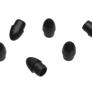 1963-1977 LUGGAGE RACK BLACK END TIPS (SET OF 6)