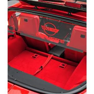 1986-1996 Coupe Wind Restrictor / Deflector -Illuminated with C4 Logo & Script