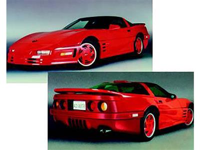 91-96 FRONT STALKER BUMPER - FIBERGLASS
