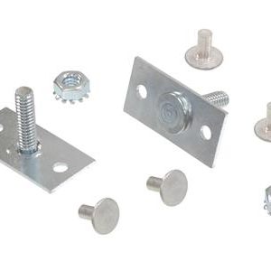 1963-1982 STUD PLATE FASTENER PLATES WITH RIVETS - SET OF 2