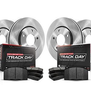 1988-1996 POWERSTOP TRACK DAY BRAKE ROTORS WITH PADS KIT EXC HD BRAKES
