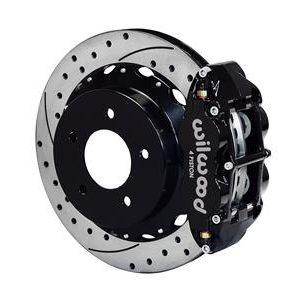 85-87 WILWOOD REAR SUPERLITE 4R BRAKE KIT WITH SLOTTED ROTORS