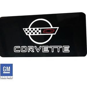 1984-1989 INFORMATION DASH CENTER COVER PLATE WITH LOGO - CA