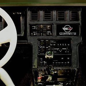 84-85 CARBON FIBER LOOK WITH AUTOMATIC DASH KIT