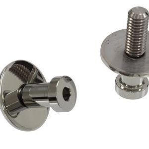 68-82 Door Latch Striker Pin - Polished Stainless Steel