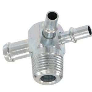 65-69 INTAKE MANIFOLD VACUUM FITTING - AIR CONDITIONING AUTOMATIC & POWER BRAKES
