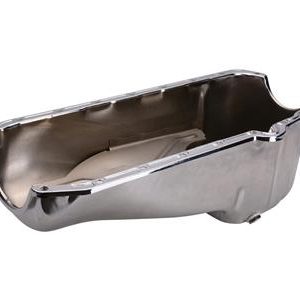 1963-1979 CHROME OIL PAN - 327 / 350 REPLACEMENT (4 QUART)