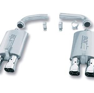 84-90 BORLA EXHAUST MUFFLER WITH ZR1 WITH 2 1/2" INLETS 11376 (ND)