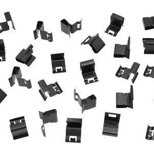 63 Coupe Rear Split Window Mouldings Clip Set