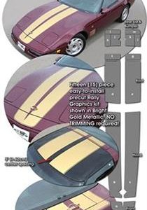84-96 COUPE RALLY STRIPE KIT - 17 PIECES (ND)