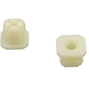 1984-1996 SQUARE NYLON NUT - #8 SCREW SIZE - SET OF 2