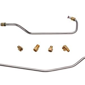 63-65 FUEL LINE FUEL INJECTION S/S LESS FILTER WITH FITTINGS 6 PIECES