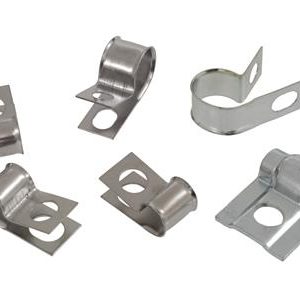 63-67 FUEL LINE TO FRAME CLIPS SET - 6 PIECES
