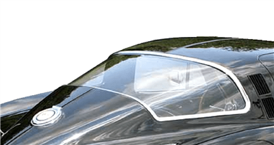 1964-1967 Dated Coupe Clear Blackglass