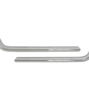 68-69 OUTER CHROME GRILLE MOULDINGS - PAIR